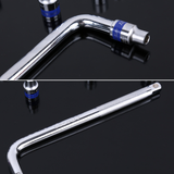  Bộ Khẩu (Bộ Tuýp) 10 Món 1/2" Cần L Hỗ Trợ Thợ Máy 