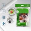  Combo 500 Túi Lưới Lọc Rác Bồn Rửa Chén Bát Có Đầu Chun Co Giãn 