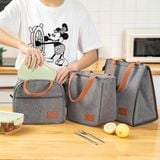  Túi Đựng Hộp Cơm Giữ Nhiệt, Dày Dặn, Có Tay Xách N269 