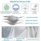  Bạt Phủ Nóc Xe Ô Tô 5-7 Chỗ Phản Quang Chống Nắng Chống Bụi 