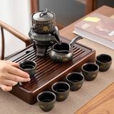  Bộ Ấm Chén Trà Đạo Cối Xay Họa Tiết Sang Trọng 