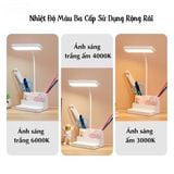  Đèn Bàn Học Chống Cận Có Hộp Đựng Bút Tiện Lợi 