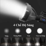  Đèn Pin Cầm Tay Siêu Sáng Chiếu Xa 500m Chống Nước 