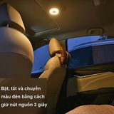  Đèn Led 3 Màu Đa Năng Dán Trần Ô Tô Đế Nam Châm 