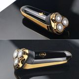  Máy Cạo Râu 3 Lưỡi Sử Dụng Pin Sạc Tiện Dụng 