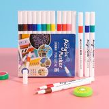 Bút Màu Acrylic Marker Màu Siêu Bền Chống Thấm Nước Cao Cấp 