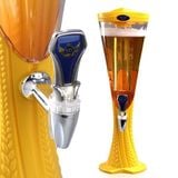  Tháp Đựng Bia 3L Vân 3D Có Lõi Đá Giữ Lạnh Và Đèn Led 
