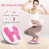  Đĩa Xoay Eo Giảm Mỡ Bụng Hình Bàn Chân Có Hạt Massage 