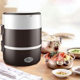  Hộp Cơm Giữ Nhiệt 3 Tầng Cắm Điện Nhỏ Gọn 