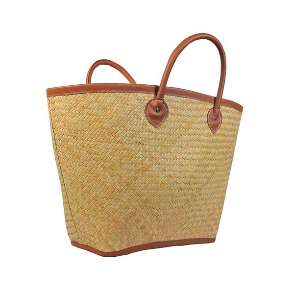  Giỏ cỏ bàng quai nâu 
