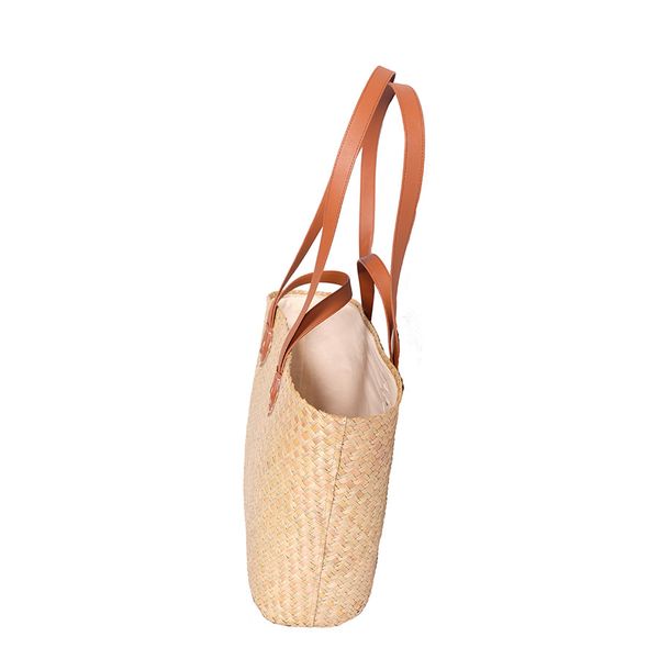  Túi xách cỏ bàng quai nâu 