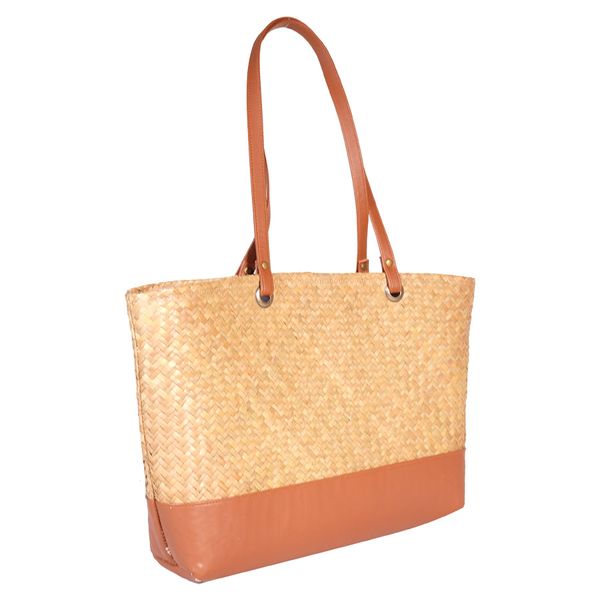  Túi cỏ bàng viền đáy nâu 