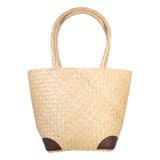  Giỏ cỏ bàng quai ống 