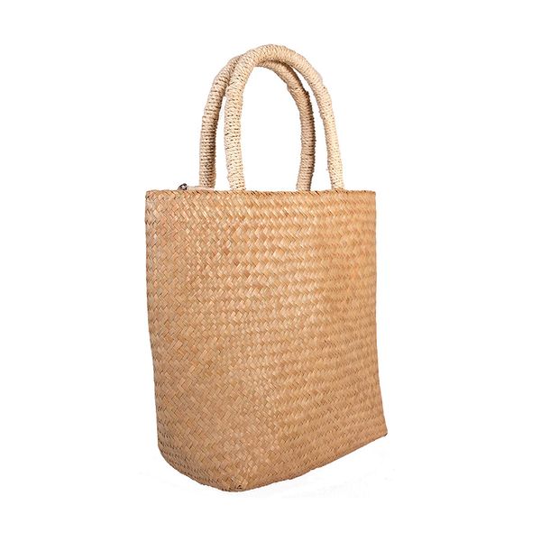  Giỏ cỏ bàng quai mây 