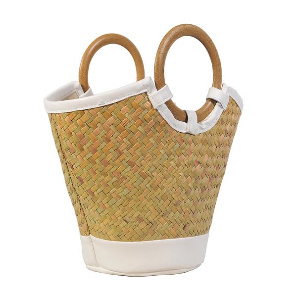  Giỏ ovan quai gỗ tròn 