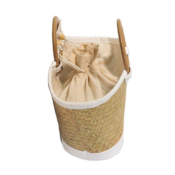  Giỏ ovan quai gỗ tròn 