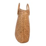  Giỏ cỏ bàng quai gỗ tròn 