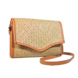  Ví có dây đeo viền nâu 