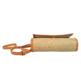  Ví có dây đeo viền nâu 