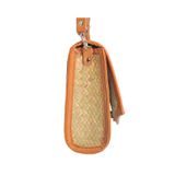  Ví có dây đeo viền nâu 