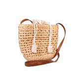  Túi đan caro đeo chéo 