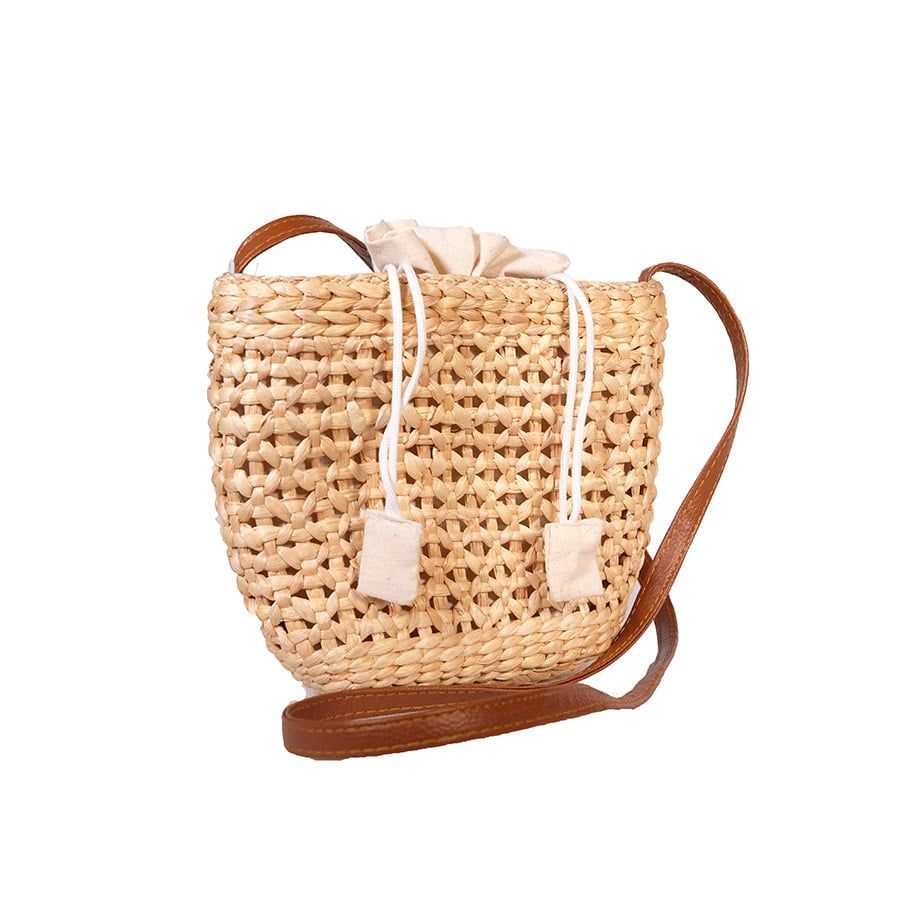  Túi đan caro đeo chéo 