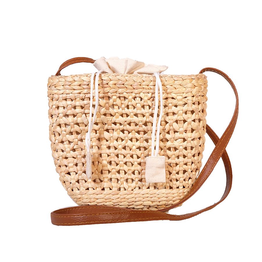  Túi đan caro đeo chéo 