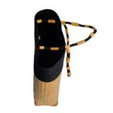  Giỏ mây tre đan viền đen 