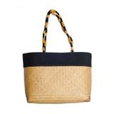  Giỏ mây tre đan viền đen 