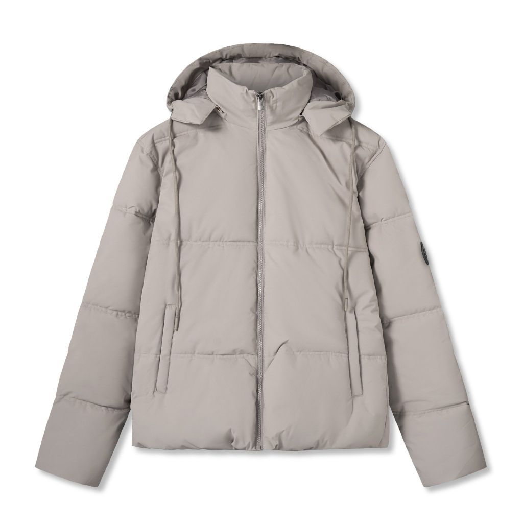 Áo Khoác Phao Nam Chần Bông Cổ Đứng Nón Rời Puffer Coat Form Regular