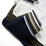 Áo Polo Nam Họa Tiết Phối Cổ Contrasting Ribbed Details Form Regular