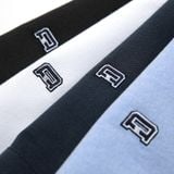 Áo Sơ Mi Oxford Nam Tay Dài Blank Color Embroider Form Slim