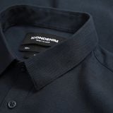 Áo Sơ Mi Oxford Nam Tay Dài Blank Color Embroider Form Slim