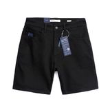 Quần Short Smart Jean Nam Siêu Co Giãn Black-Grey Form Smart Fit