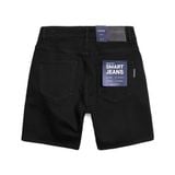 Quần Short Smart Jean Nam Siêu Co Giãn Black-Grey Form Smart Fit