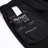Quần Short Smart Jean Nam Siêu Co Giãn Black-Grey Form Smart Fit