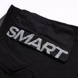 Quần Short Smart Jean Nam Siêu Co Giãn Black-Grey Form Smart Fit