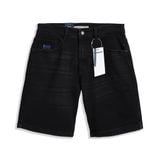 Quần Short Smart Jean Nam Siêu Co Giãn Black-Grey Form Smart Fit