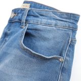 Quần Short Jeans Slim Wash Block