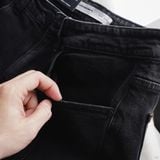 Quần Jeans Slimfit Cargo Dark Gray