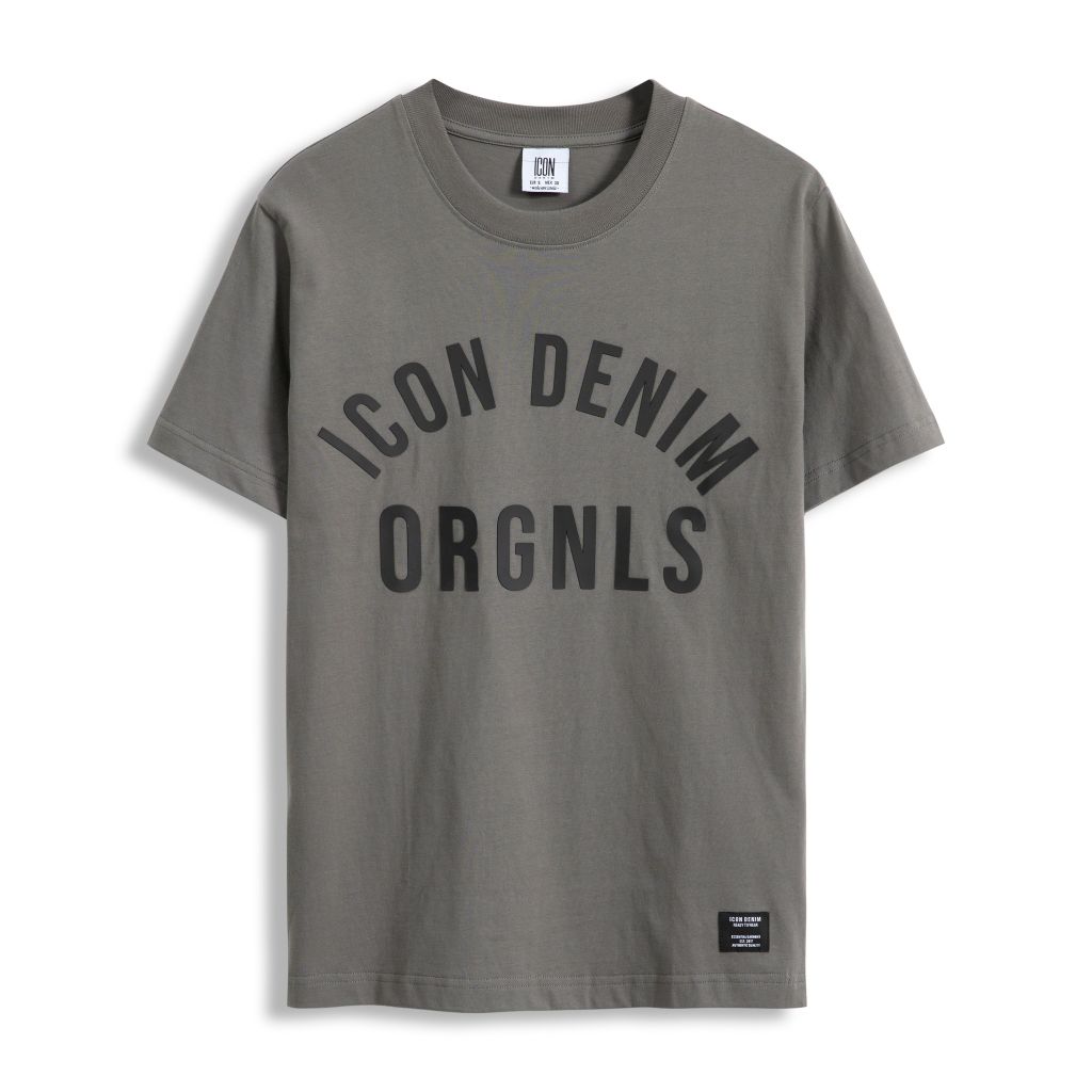 Áo Thun Nam In Chữ ICONDENIM ORGNLS Form Regular