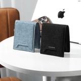 Ví Da Nam Form Ngang Hiệu Ứng Denim