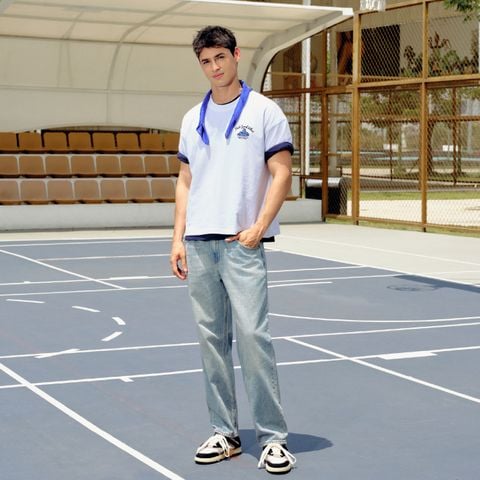 Áo Thun Nam Hoạ Tiết Disney Stitch Alien Play Form Boxy