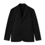 Áo Blazer Nam Thêu Chữ Ký Túi Trong Form Regular