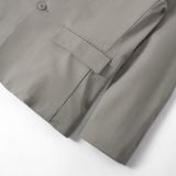 Áo Blazer Nam Thêu Chữ Ký Túi Trong Form Regular