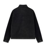 Áo Khoác Denim Nam Moss Black Wash Form Regular