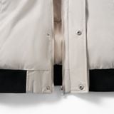 Áo Khoác Vải Gió Nam Faux Fur Trim Hooded Puffer Coat Form Regular