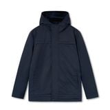 Áo Khoác Nam Chần Bông Có Nón Zip Up Padded Form Regular