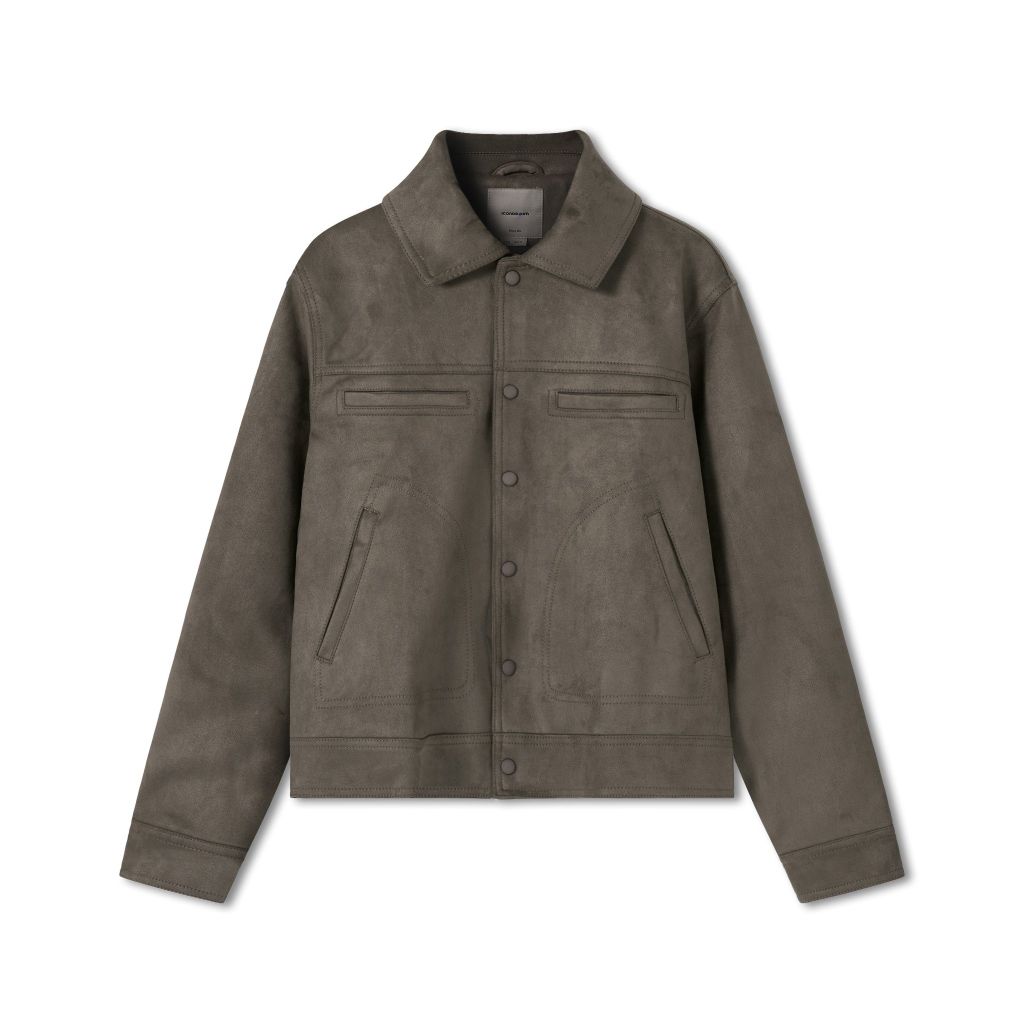 Áo Khoác Nam Da Lộn Suede Leather Form Regular