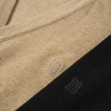 Áo Len Nam Cardigan Basic Thêu Logo